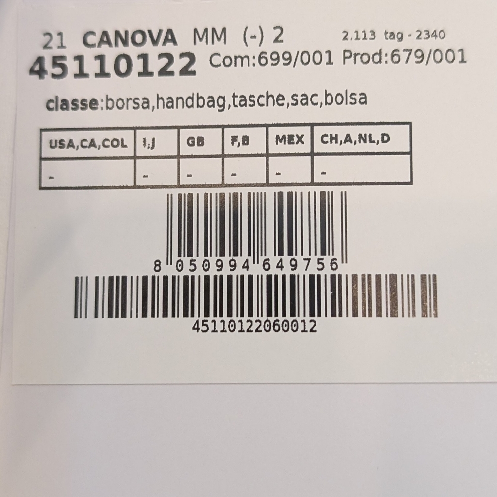 NWT Max Mara Canvas Duffel Bag - Picture 3 of 5